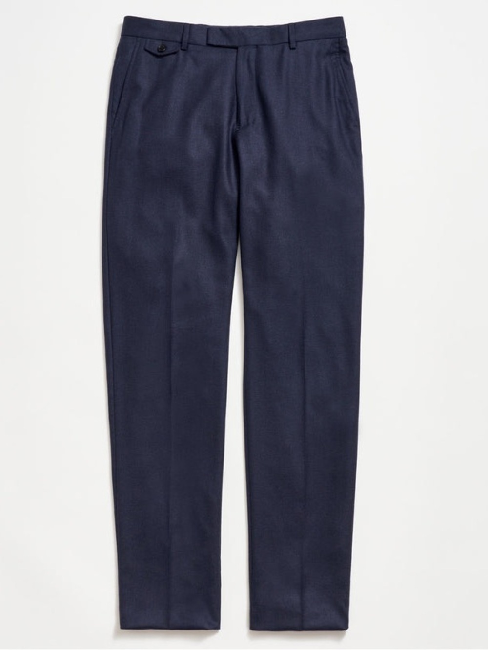 Billy Reid Flat Front Trouser Dark Navy Dress Pants Size 34 Silk/Wool NWOT ITALY